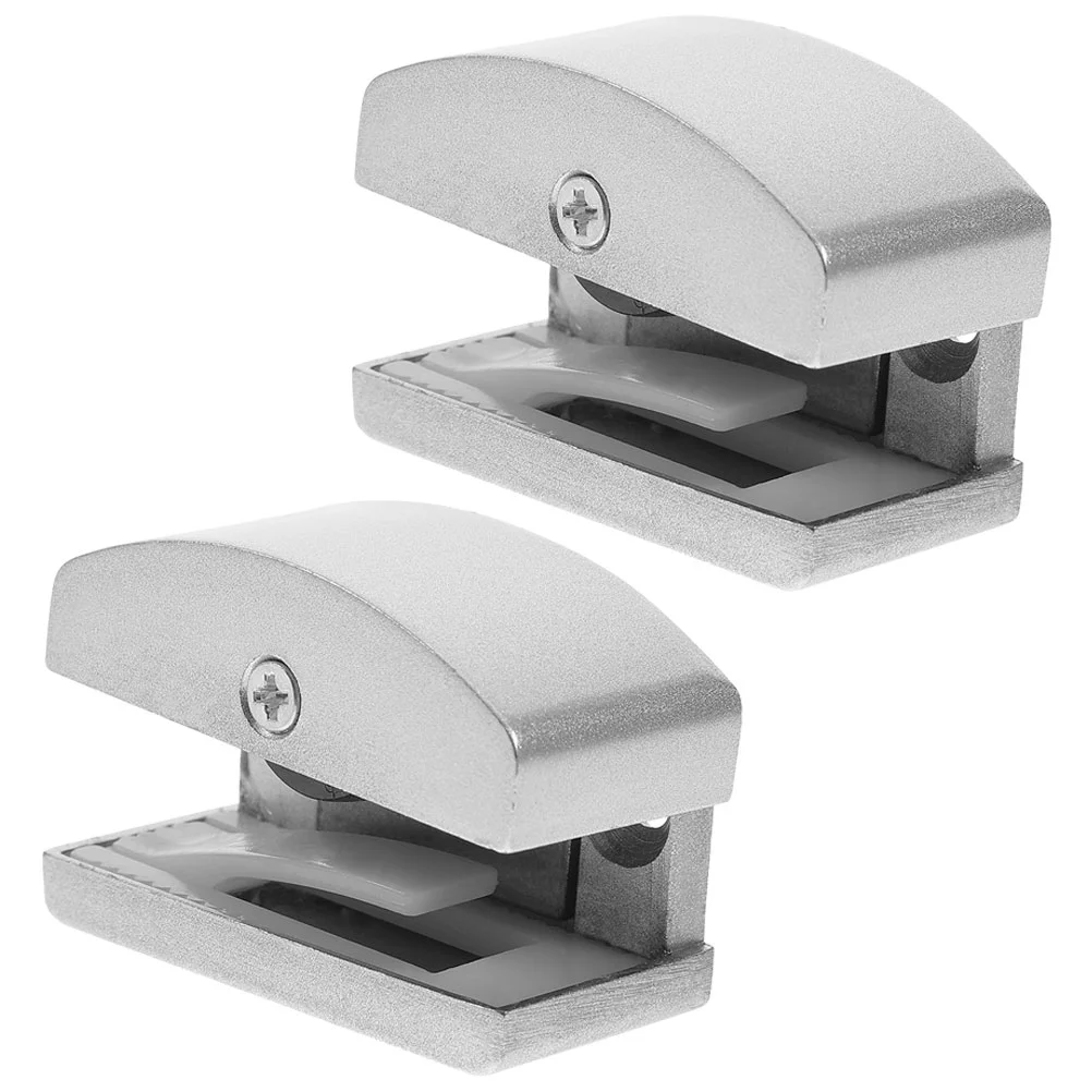 

2pcs Shower Door Bottom Guides Glass Door Stops Shower Door Guides For Sliding Doors