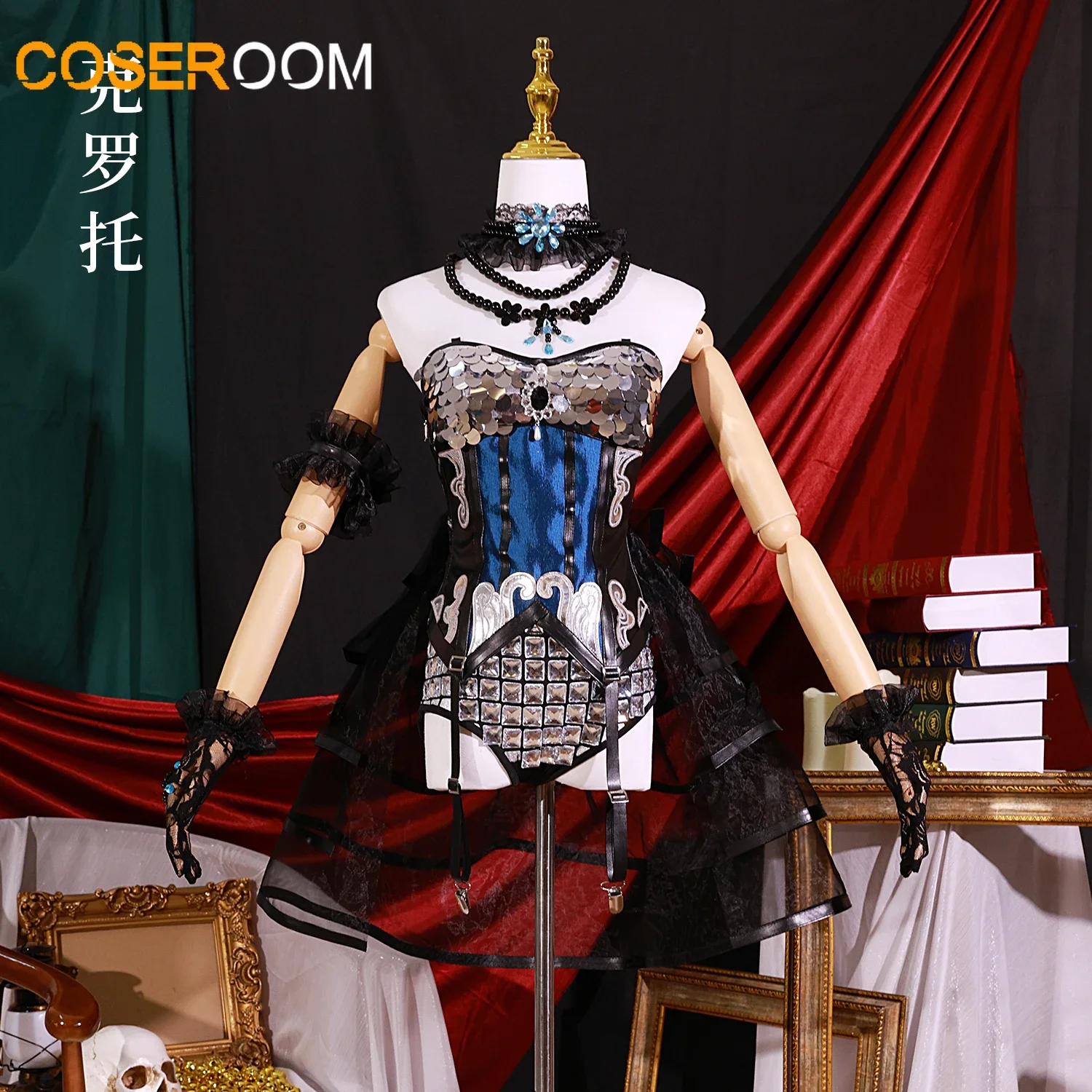 Аниме Личность V Крото Косплей Костюм Хэллоуин фотосессия ролевая одежда платье