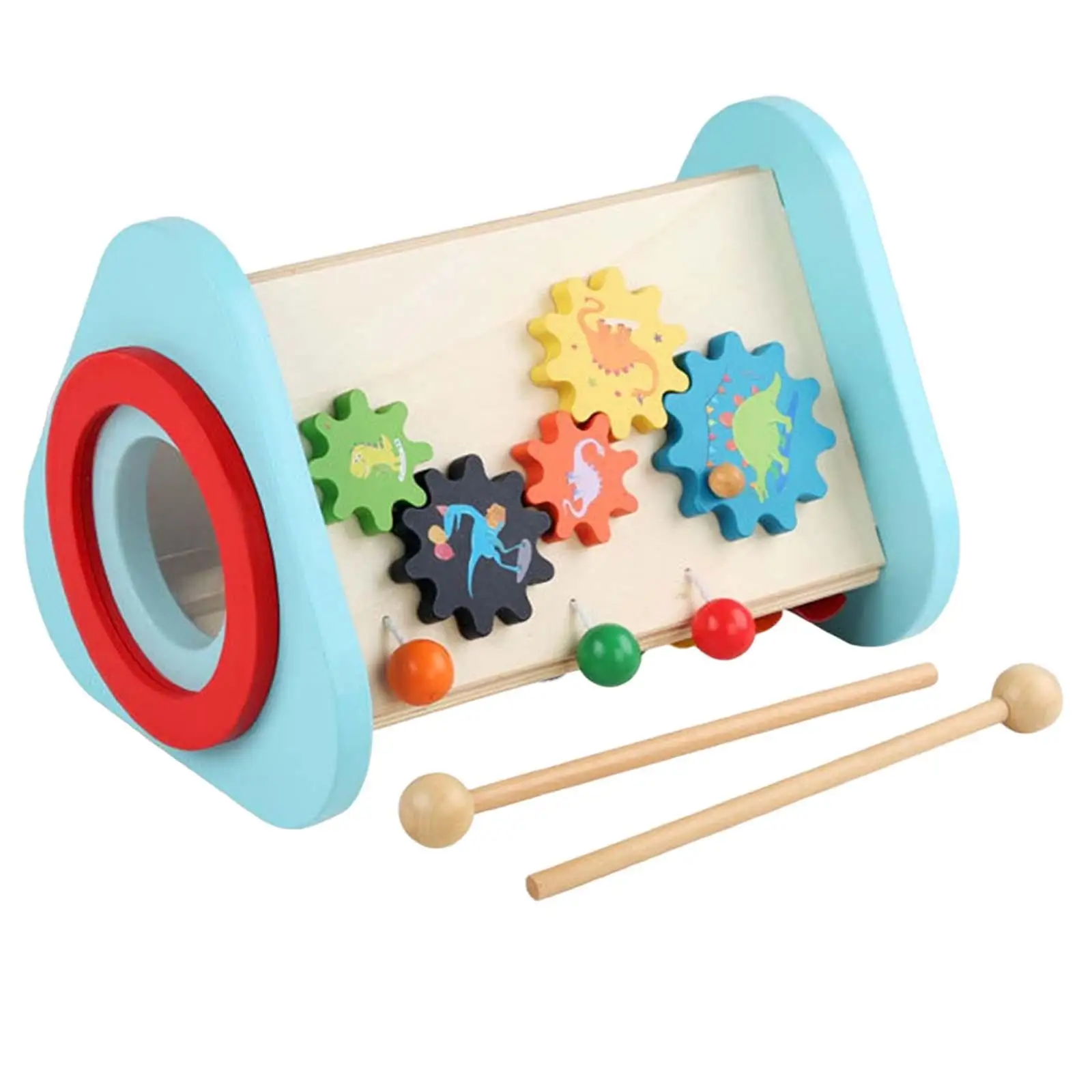 

Baby Musical Instruments Toy Sturdy Wood Learning Toys Colorful Wooden Percussion Instruments Toy for Children Birthday Gifts