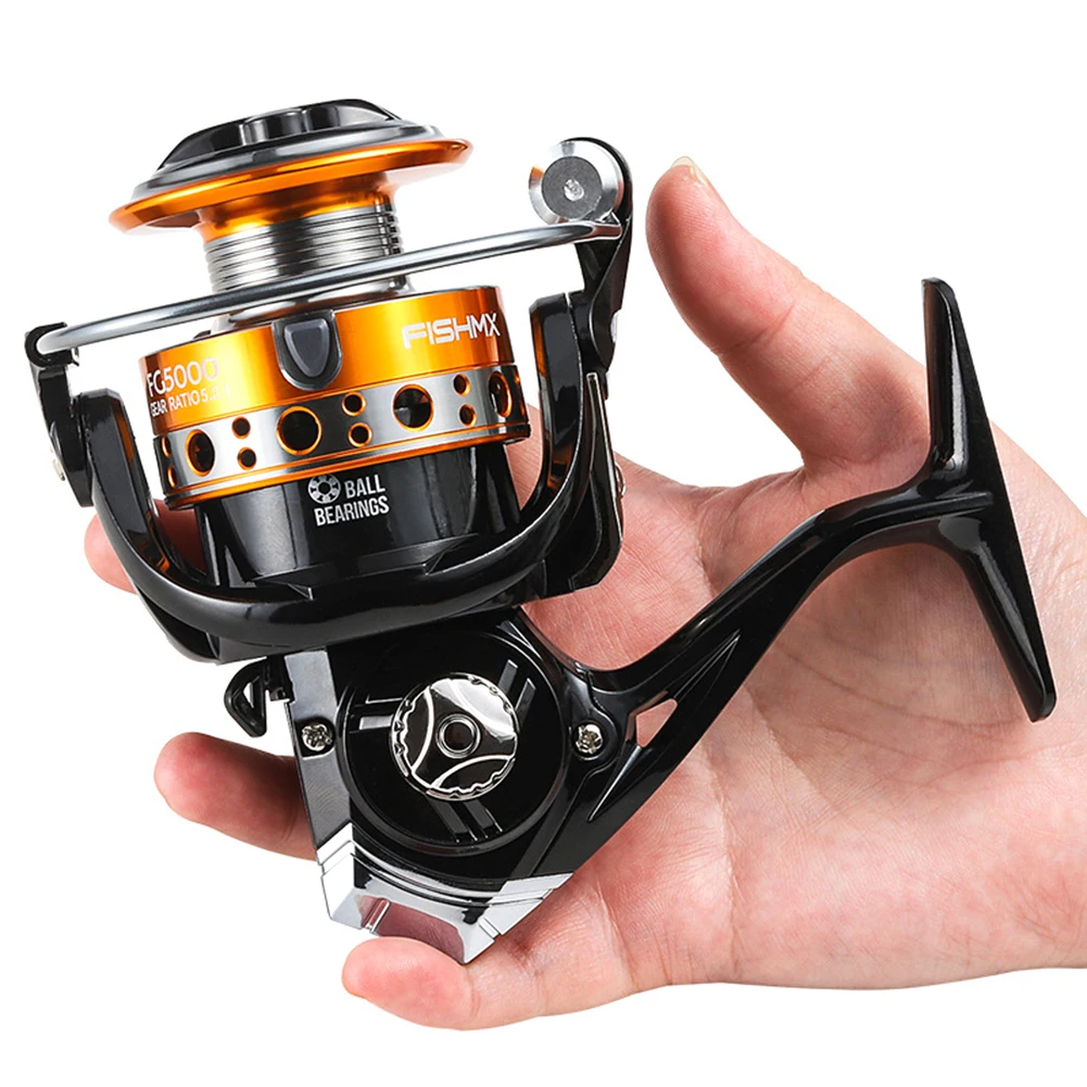 

Spinning Reel 2000-7000 Series Fishing Reel 10KG Max Drag 5.2:1 High Speed Freshwater Saltwater Tackle Carp Fishing Accessories