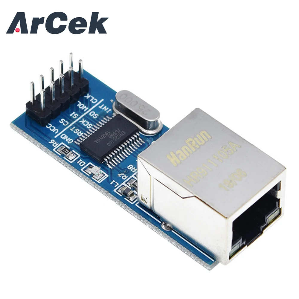 

ENC28J60 Ethernet LAN Network Mini 51/AVR/ARM/PIC Code for Arduino SPI Port Module STM32 LPC