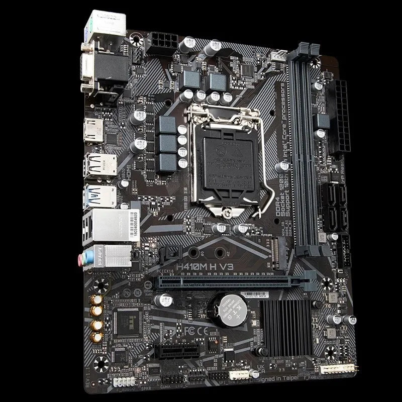 Фото Детали подходят для совершенно новых в штучной упаковке, Gigabyte H410M-H с M.2 подходят для процессора 10-го поколения G5905 G6400 i3-10100. №2
