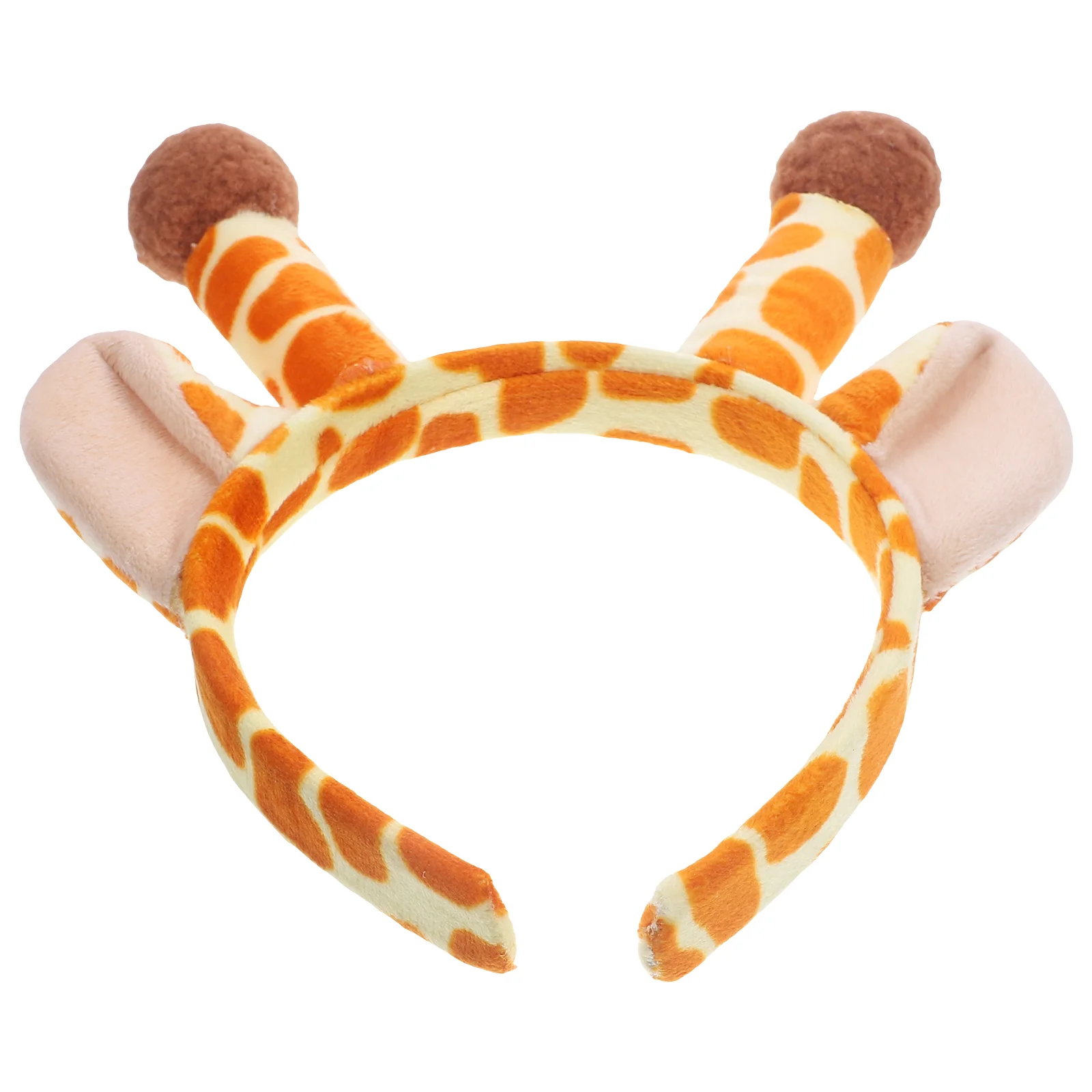 

Antler Headband Cartoon Giraffe Horn Ears Women Suction Powder Cosplay Plush Party Cute