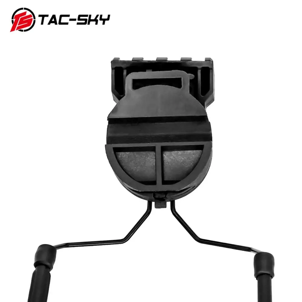 TAC-SKY Tactical Flashlight Mount Bracket for Helmet Suitable for Tactical Headset COMTAC Bracket Fast Ops Core ARC Rail Adapte