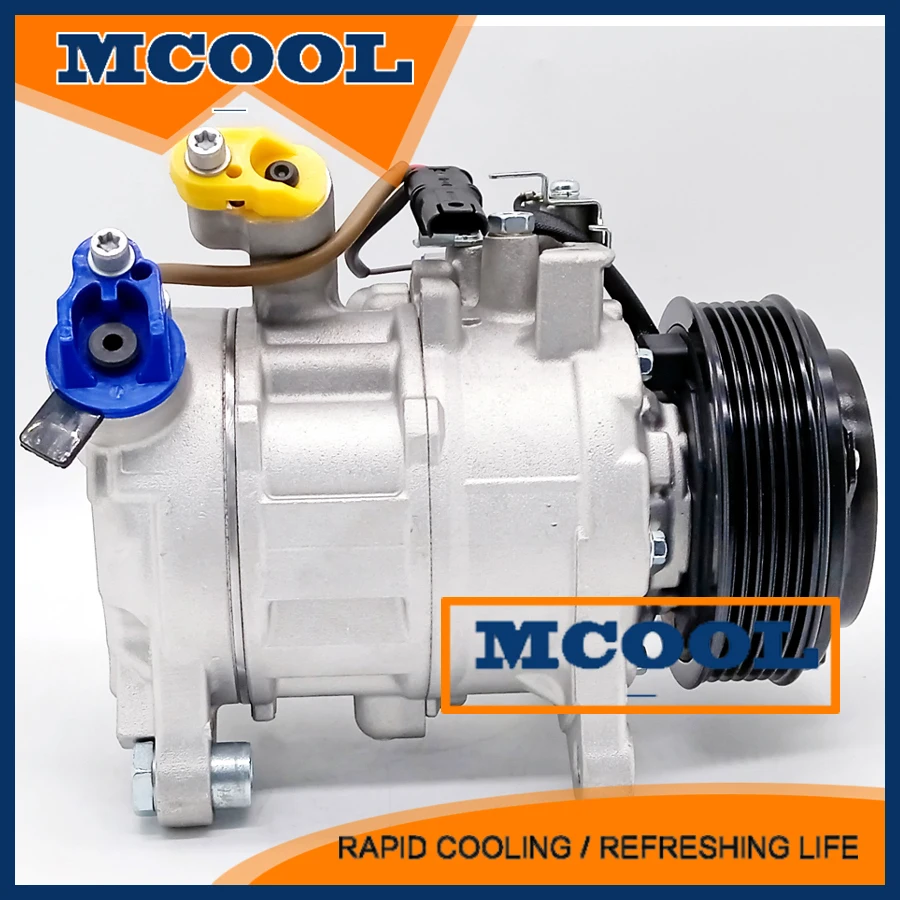 

For BMW F11 F10 F20 F30 E90 E91 LCI N47N AC Compressor 64506805070 64529399059 64529399072 64529223694 64529225703 6SBU14A