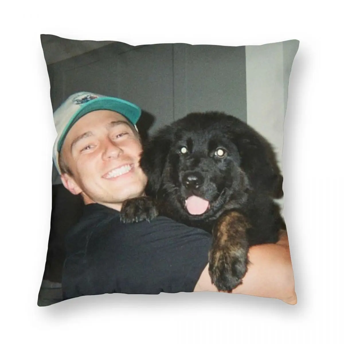 

Starkey Square Pillowcase Polyester Linen Velvet Printed Zip Decorative Pillow Case Bed Cushion Cover 18"