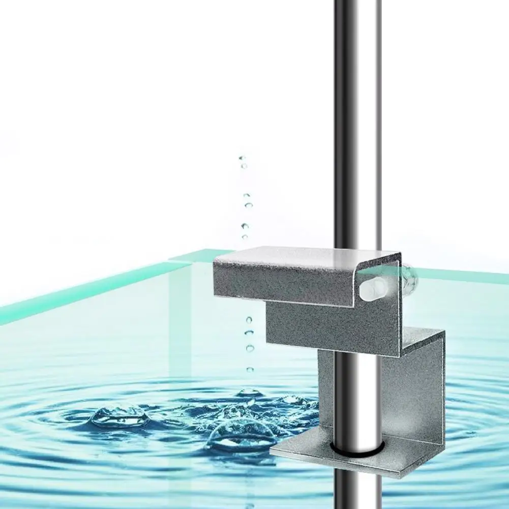 

Water Pipe Fixing Clamp Aluminum Alloy Inlet Outlet Hose Holder Fish Tank Aquarium Tool