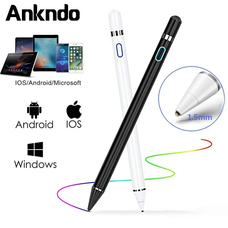 

[Ready Stock] Universal Stylus Pen Capacitive Touch Screen Pen for Android iPad iPhone Tablet PC Touch Pen