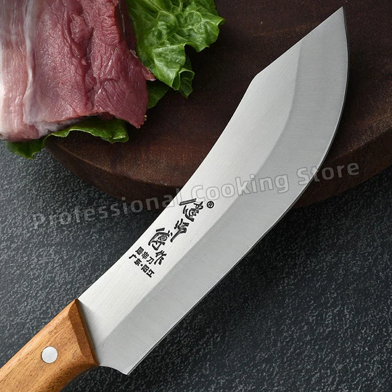Нож мясника с кованой обвалкой тесак из нержавеющей стали свинья говядина овец