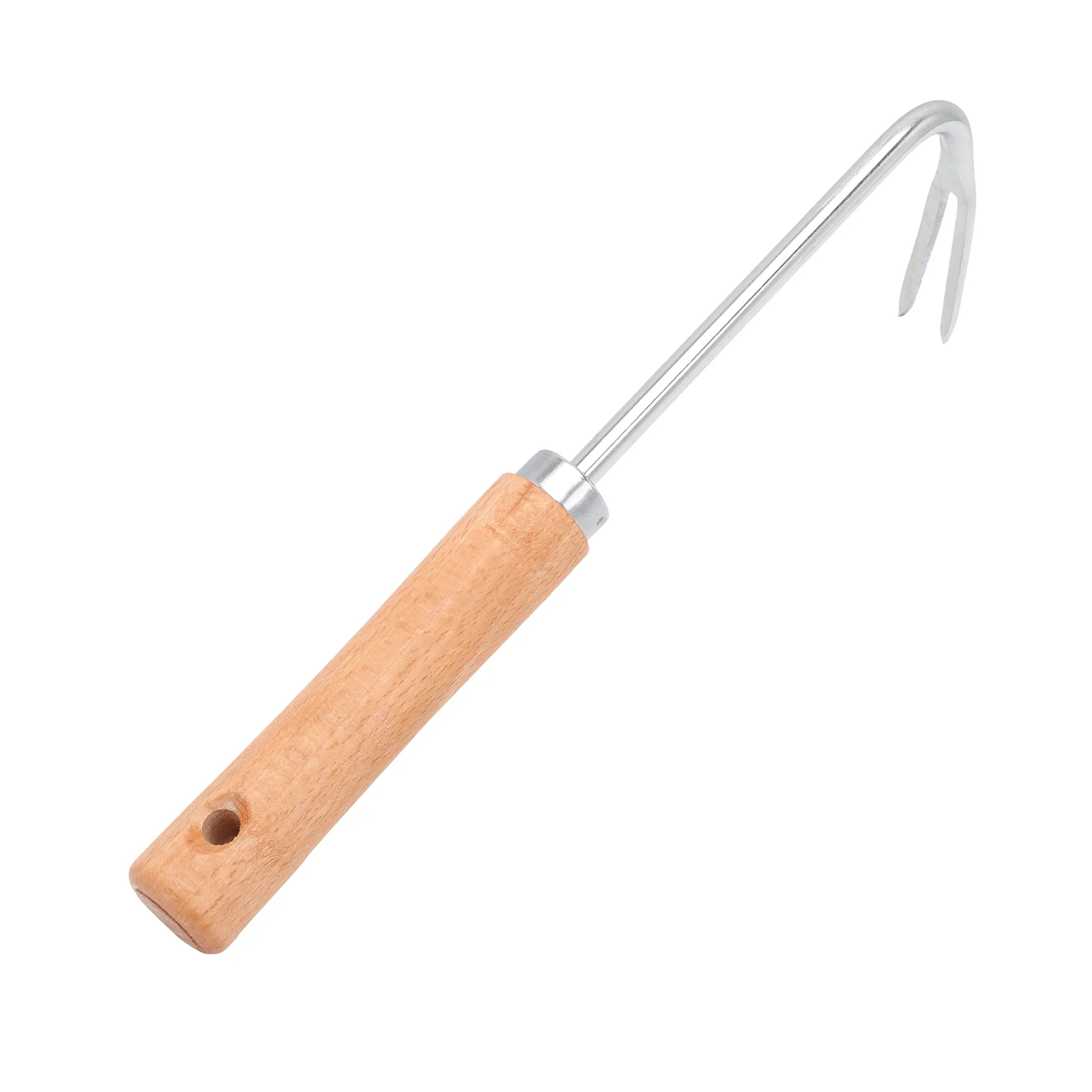 

1 шт., ручной инструмент для удаления сорняков с деревянной ручкой из нержавеющей стали