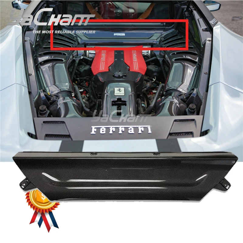 Стайлинг автомобиля сухая углеволоконная Замена брандмауэра подходит для 2015-2019 Ferrari F488 GTB Замена брандмауэра Стайлинг автомобиля сухая углеволоконная Замена брандмауэра подходит для 2015-2019 Ferrari F488 GTB Замена брандмауэра