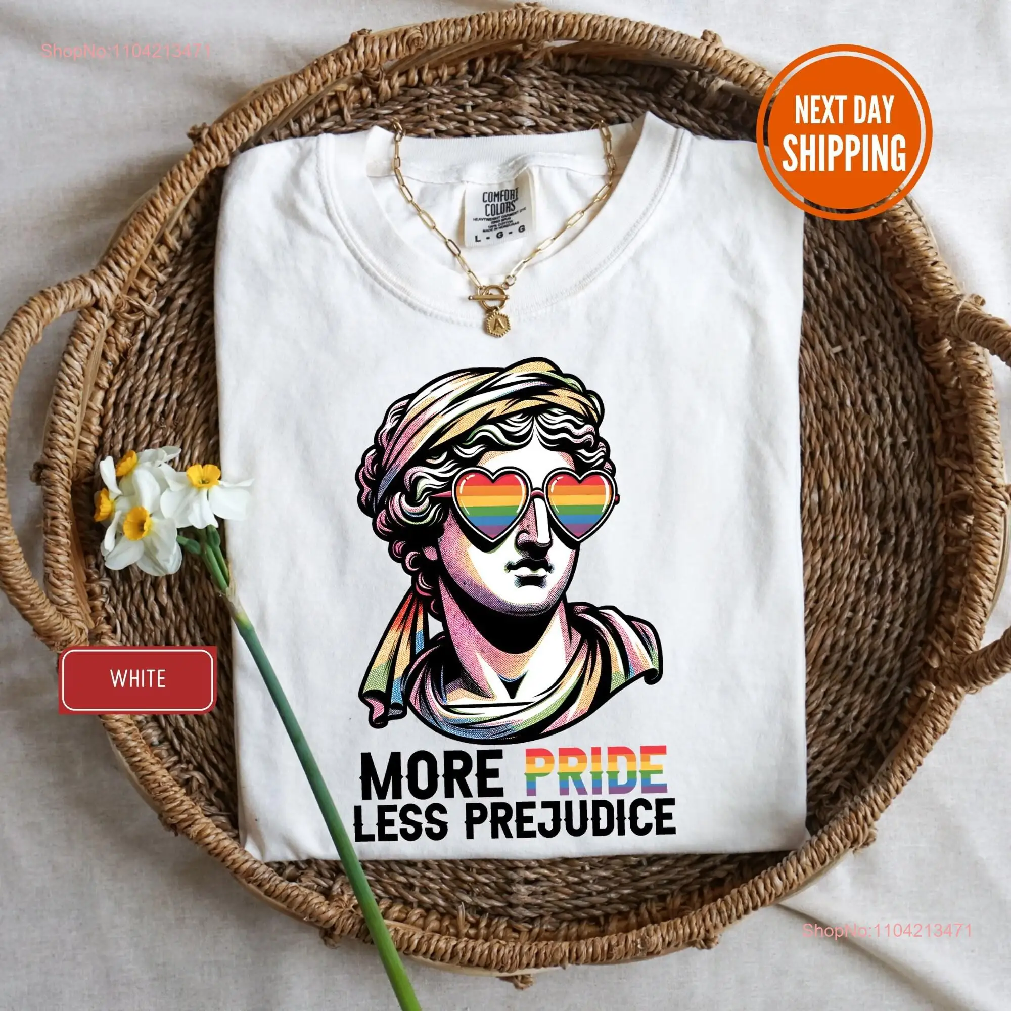 Более гордость, менее предубеждение, комфортные цвета ЛГБТК, футболка ...