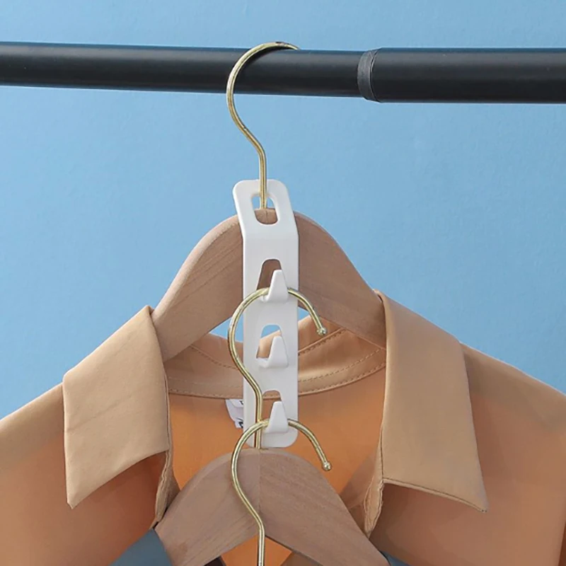 Женская вешалка для хранения крючок подключения домашнего гардероба экономия