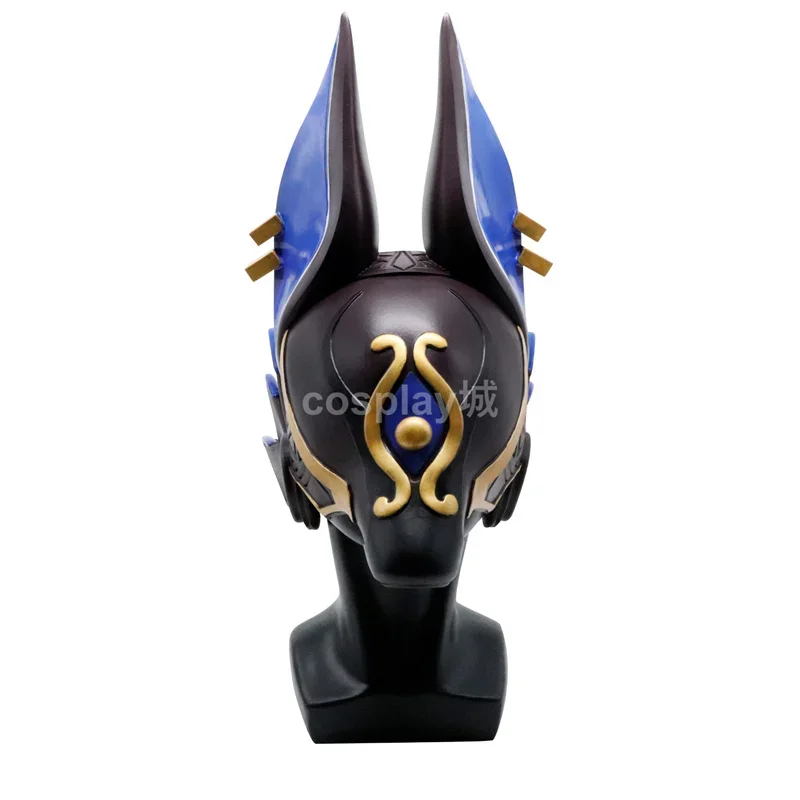 

Маска Genshin, аксессуары для головы, головной убор, реквизит для косплея, персонаж анубис, головной убор на Хэллоуин