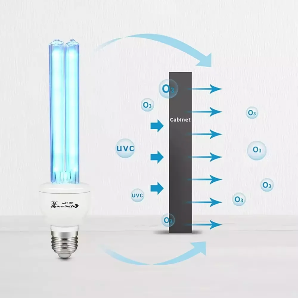 25 Вт 30 УФ-стерилизационная Лампа CFL Озоновая Кварцевая Стеклянная Трубка