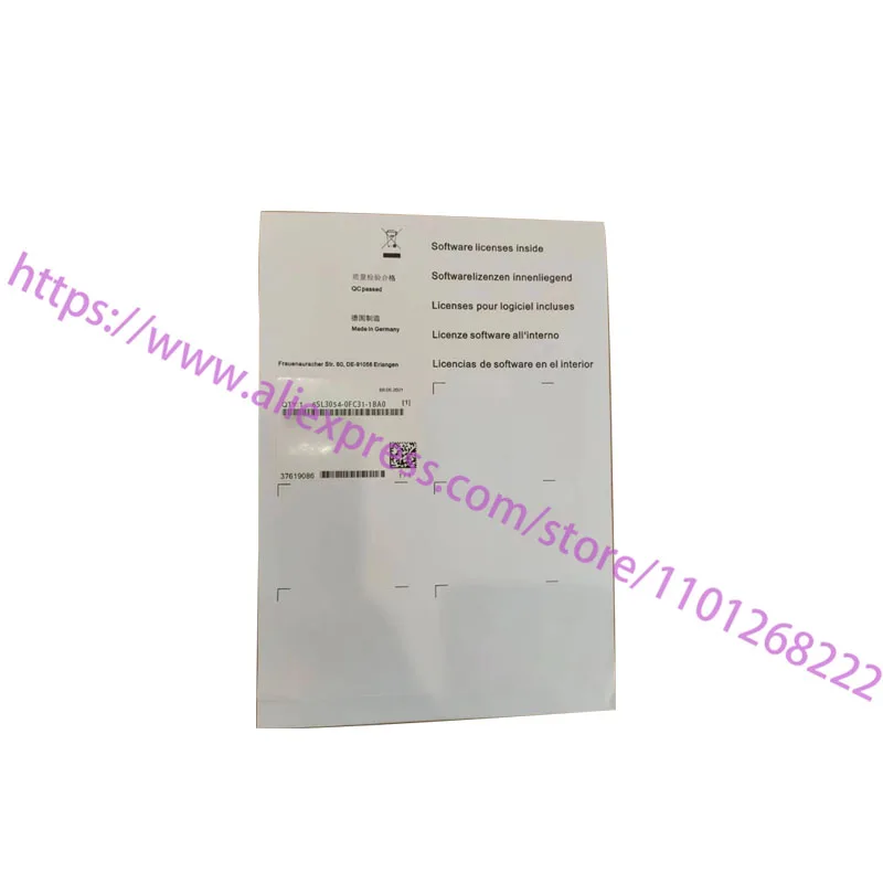 

Новый оригинальный 6SL3054-0FC31-1BA0, агентские инспекции
