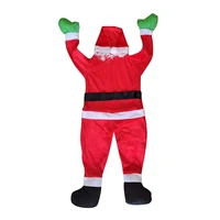 christmas hanging santa claus suit outdoor hanging for christmas decoration xmas roof yard decor holiday ornaments