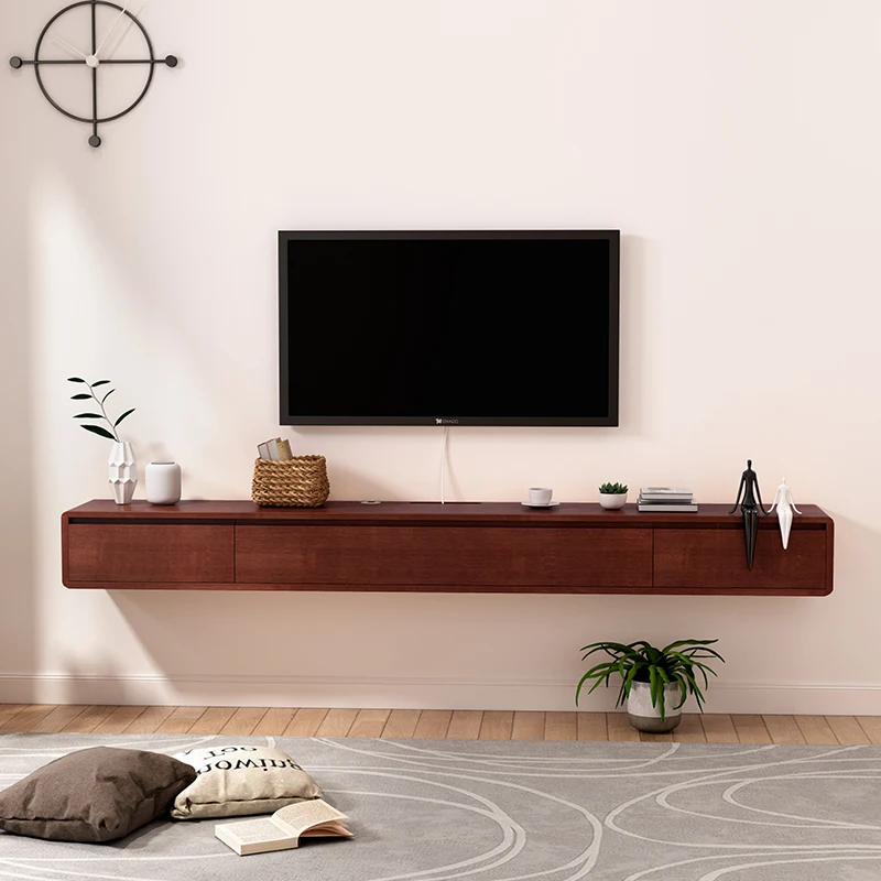 

European Small Minimalistic Tv Stand Standing Design Drawer Retro Tv Table Wood Bedroom Floating Mobile Tv Soggiorno Furniture