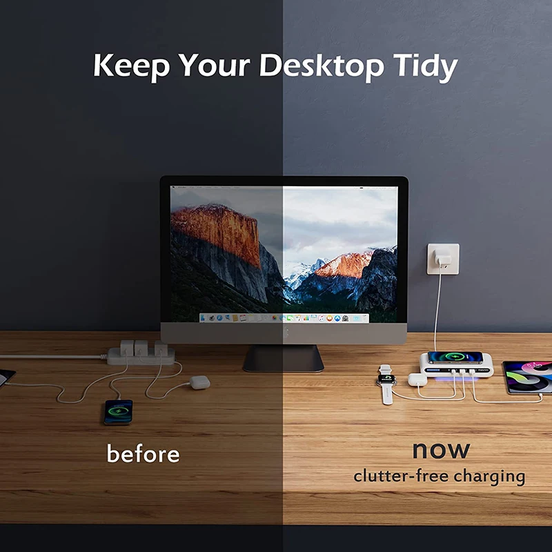Фото USB-адаптер питания TQUQ, 30 Вт, 15 Вт, для iPhone, Huawei, Samsung, iPad №3
