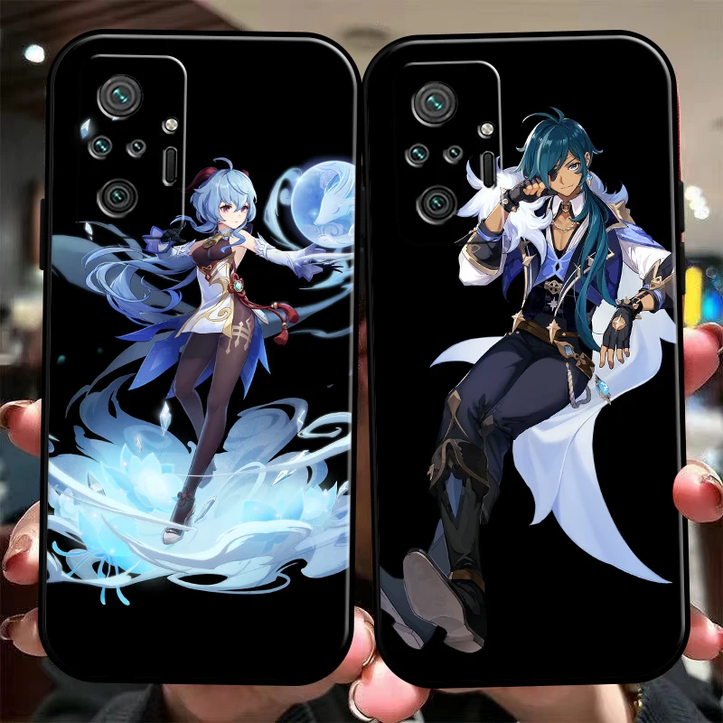 

Genshin Impact Project Game Phone Case For Xiaomi Redmi 7 8 7A 8A 9 9i 9AT 9T 9A 9C Note 7 8 2021 8T 8 Pro Coque Black Soft