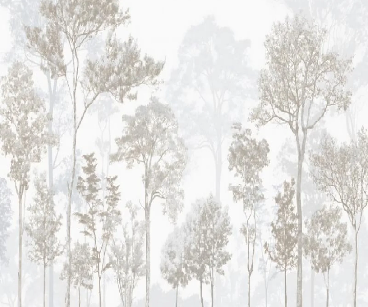 

beibehang 3D-обои-фреска синий лес