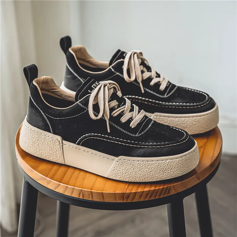 

Men's Causal Low Top Skate Shoes Breathable Lightweight Non-Slip Sneakers Comfort Fit Walking Shoes for Male