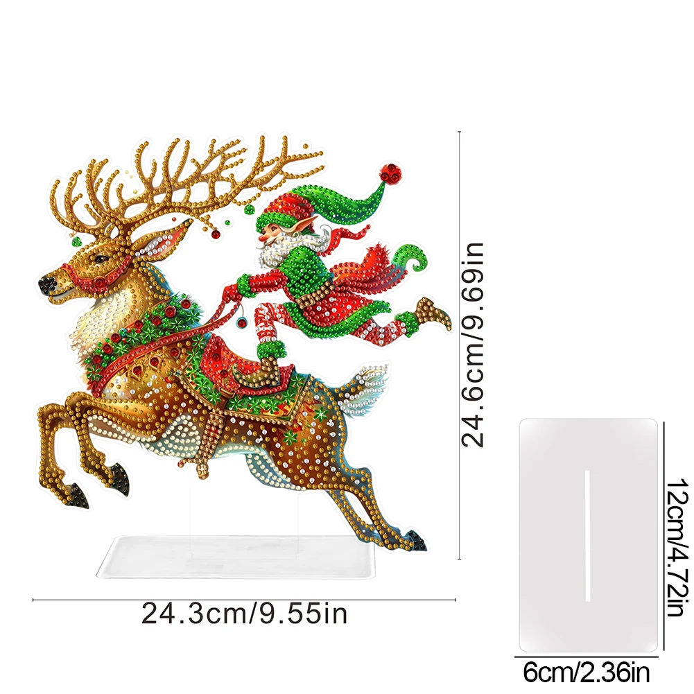 Акриловые рождественские украшения особой формы в форме гнома наборы украшений