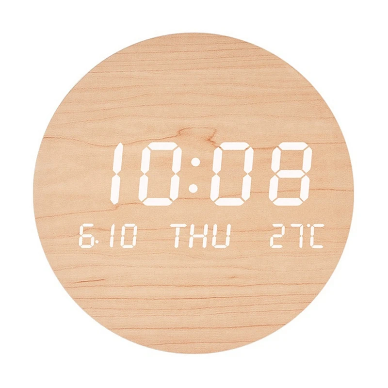 

LED Wall Clock Living Room Home Bedroom Mute Clock Scandinavian Style Fashion Wall Clock Easy To Use B