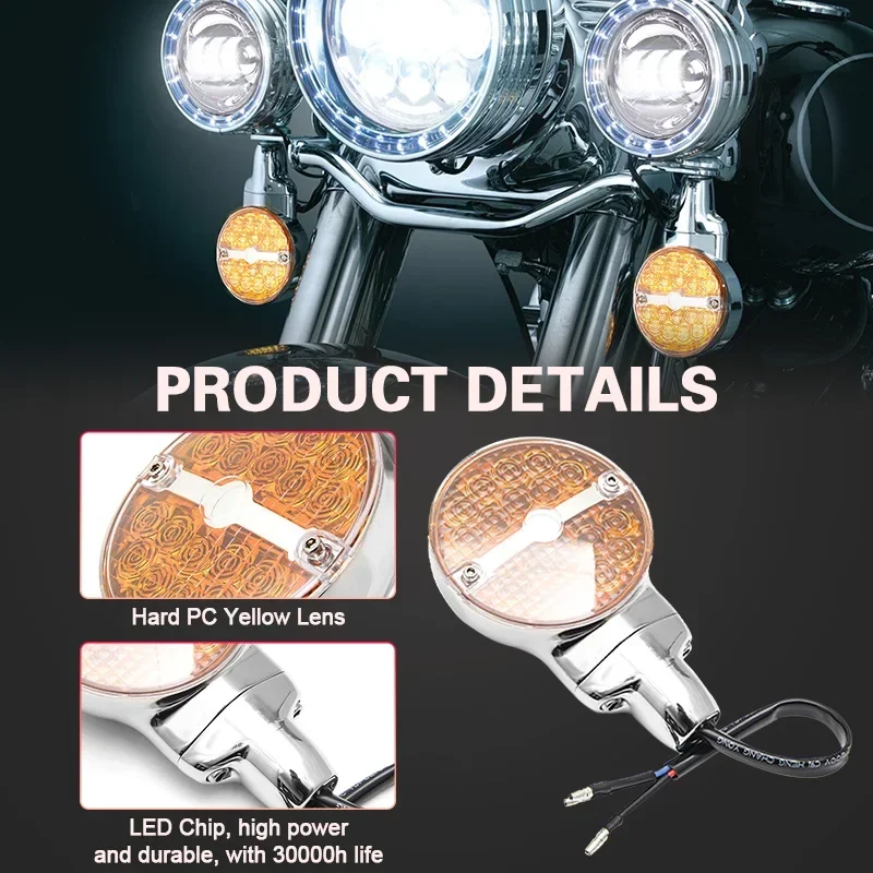 Фото Светодиодная задняя фара-указатель поворота (LED) с затемненным стеклом для Road King Electra Glide Ultra Limited COV 1999-2026 №4