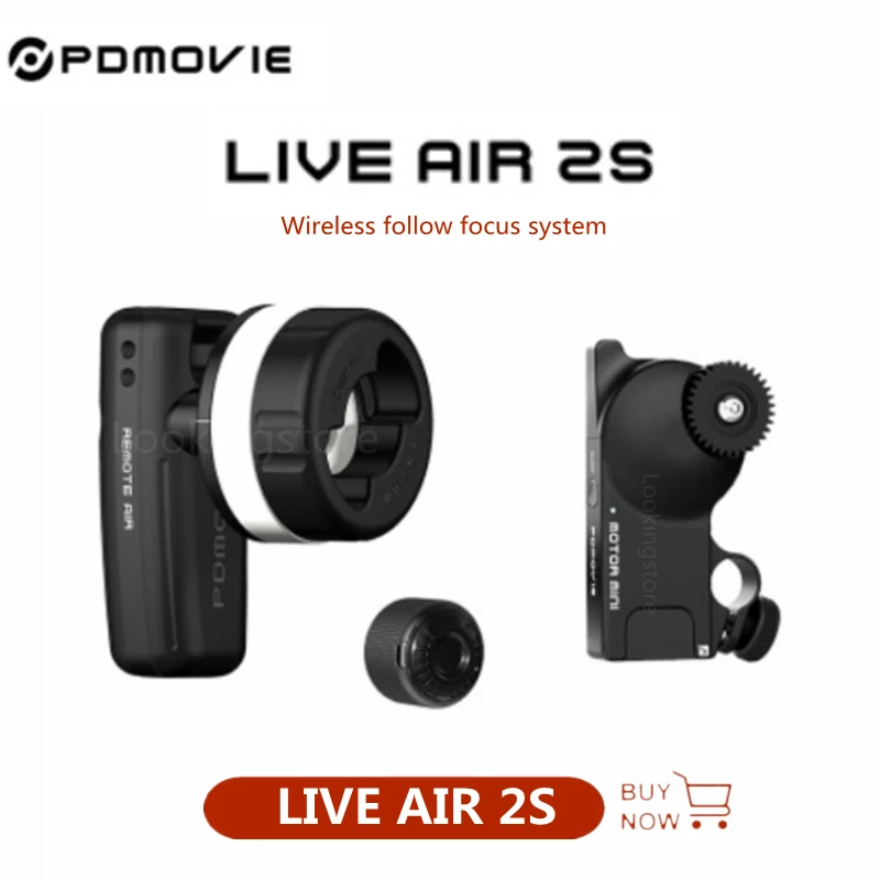 

PDMOVIE LIVE AIR 2S Bluetooth Wireless Follow Focus Control System For Zhiyun Crane 2 3 DJI Ronin S DSLR Camera lens