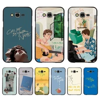 fhnblj call me by your name phone case for redmi 8 9 9a for samsung j5 j6 note9 for huawei nova3e mate20lite cover