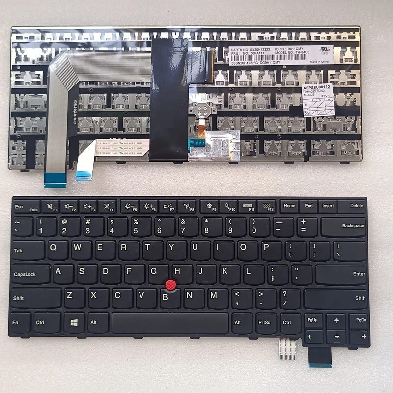 

Новая Оригинальная клавиатура для ноутбука Lenovo Thinkpad T460S T470S 13 2nd S2 2nd T460P T470P английская клавиатура без подсветки 00PAP411