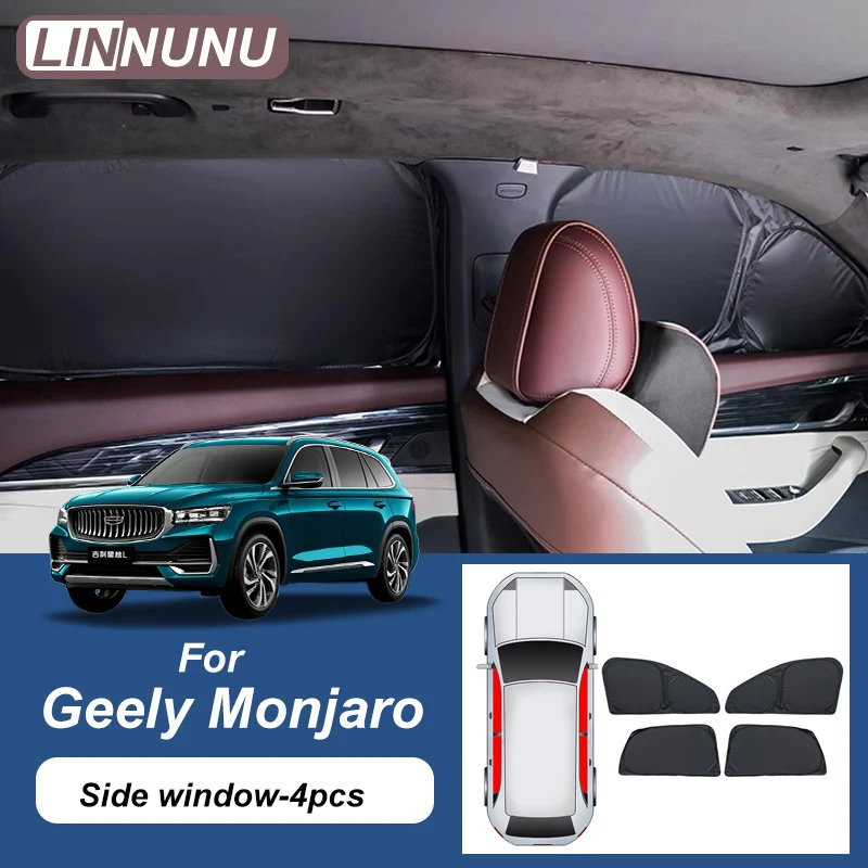 

LINNUNU джили монжаро складной солнцезащитный козырек на лобовое стекло автомобиля солнцезащитный козырек Защита от УФ-лучей аксессуары для Geely Monjaro Manjaro Xingyue L