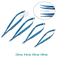 microophthalmic needle holder for hand surgery needle clamp straight elbow stainless steel 12cm14cm double eyelid surgery