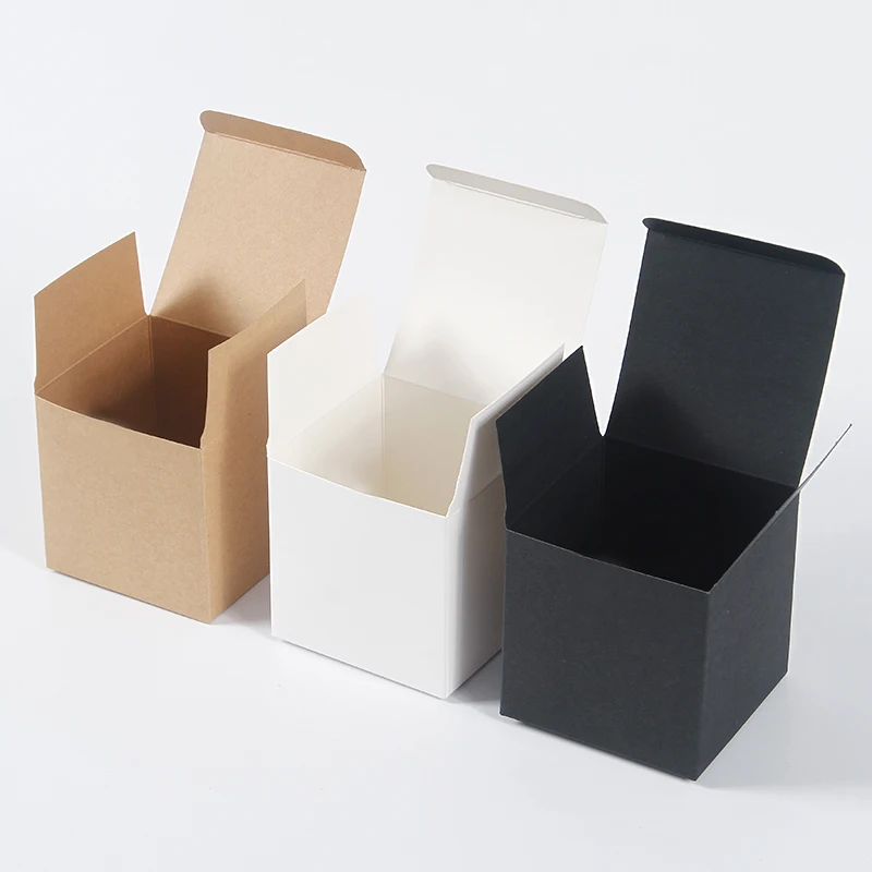Black White Brown Fold Packaging Paper Box Proposal Box For Bridal Birthday Party
