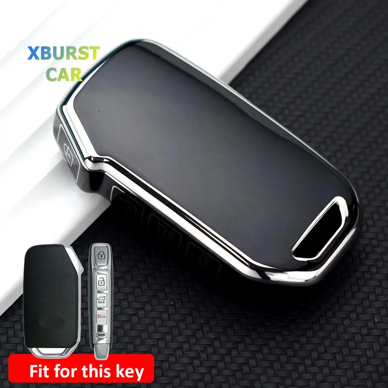 

4Buttons For Kia Ray Sorento Soul Telluride Cerato 2020 K5 K8 2022 For Kia Sportage 2023 TPU Car Key Case Cover Shell Fob Holder