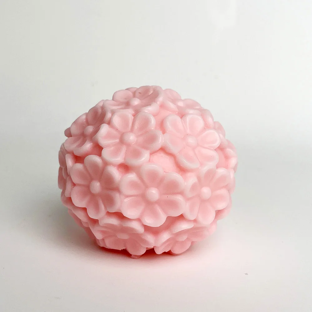 Симпатичная цветочная шаровая свеча силиконовая форма из эпоксидной смолы
