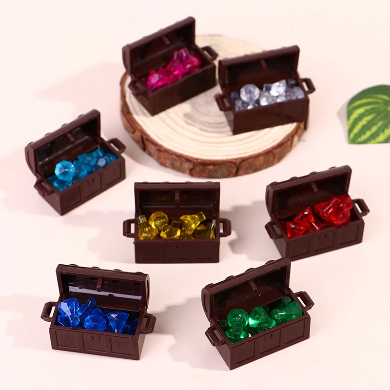 

10 Gemstones / Box Of Building Block Toy Accessories Model DIY Toys Kids