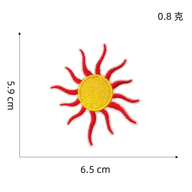 Желтые абстрактные Мультяшные Популярные вышитые логотипы аксессуары для