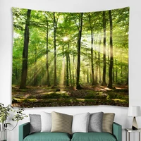 misty forest tree print big wall tapestry cheap hippie wall hanging boho wall tapestry mandala wall art home decor