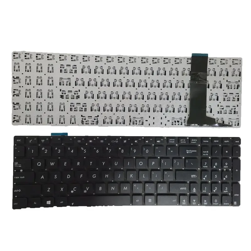

for ASUS N56JK N56JN N56JR N56V N56VB N56VJ N76 N76V N550 Keyboard US NO Backlit