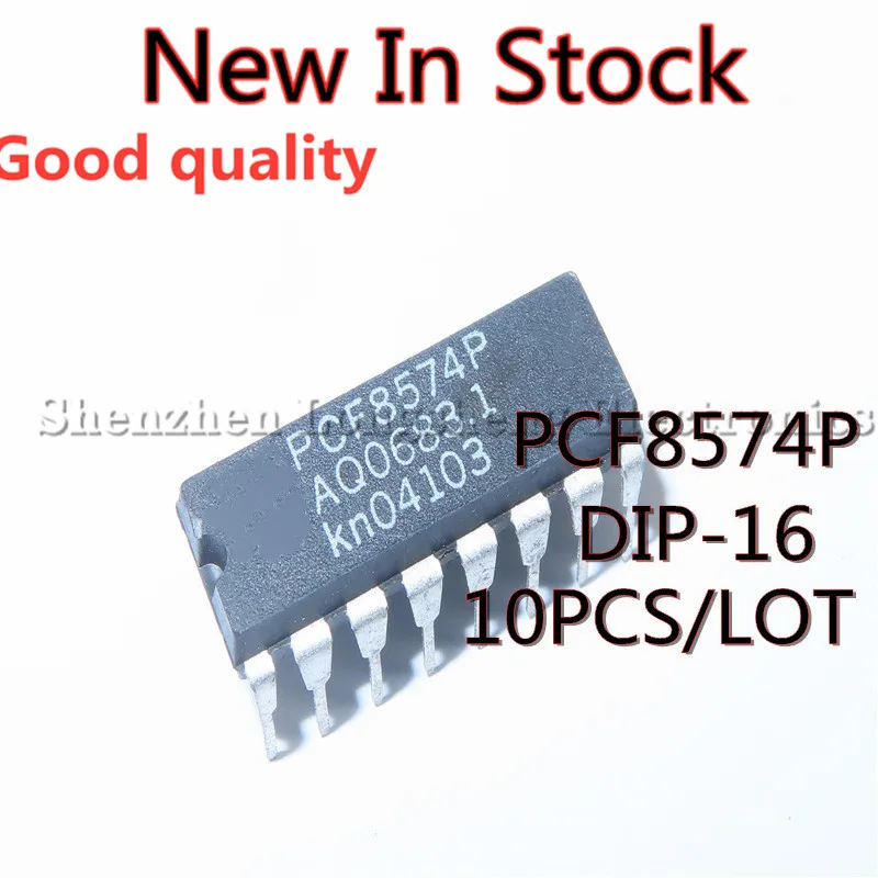 10 шт./лот Новый PCF8574P PCF8574AP DIP-16 PCF8574 I/O расширитель 8-битный чип