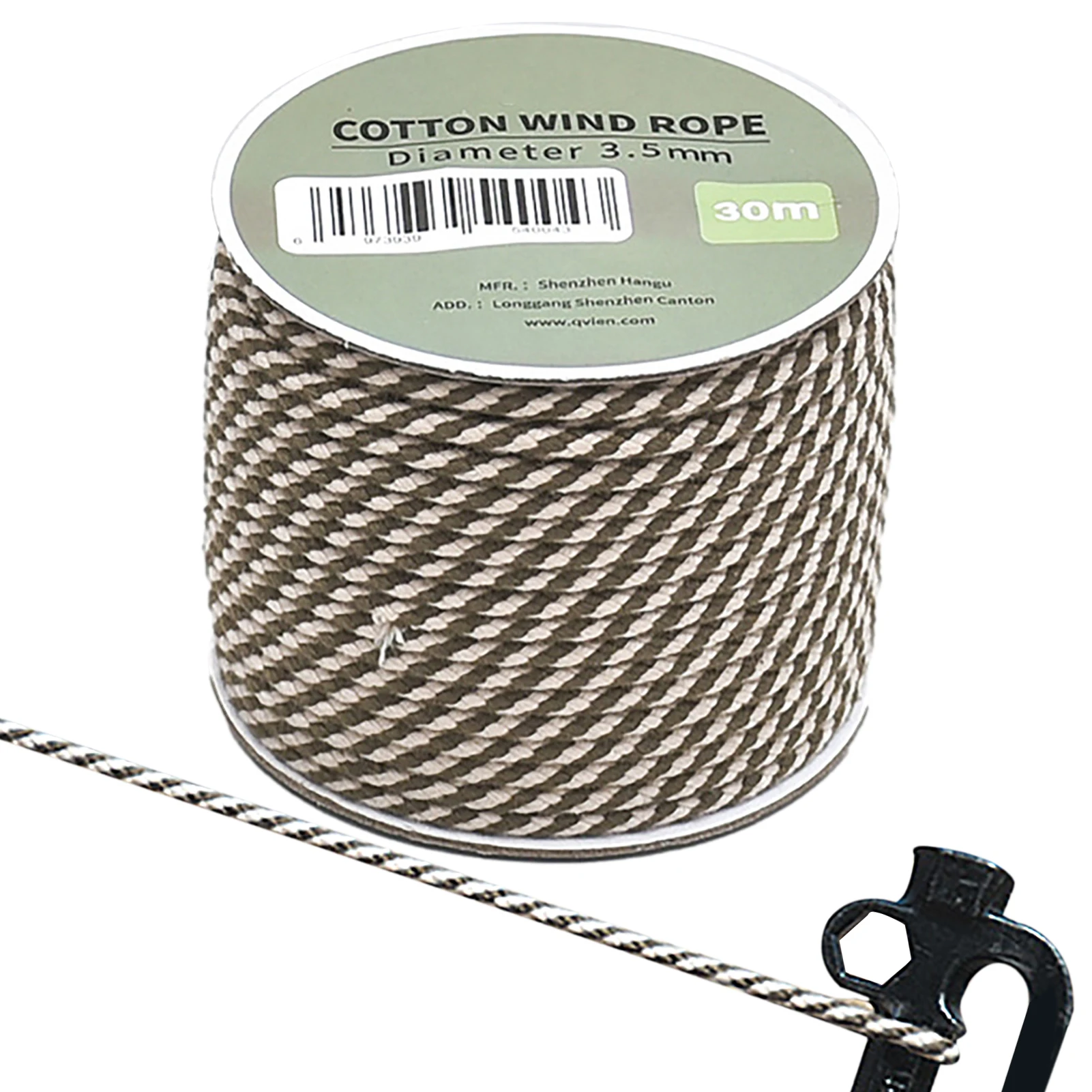 

Светоотражающий хлопковый трос из Паракорда, Длина 3,5 мм