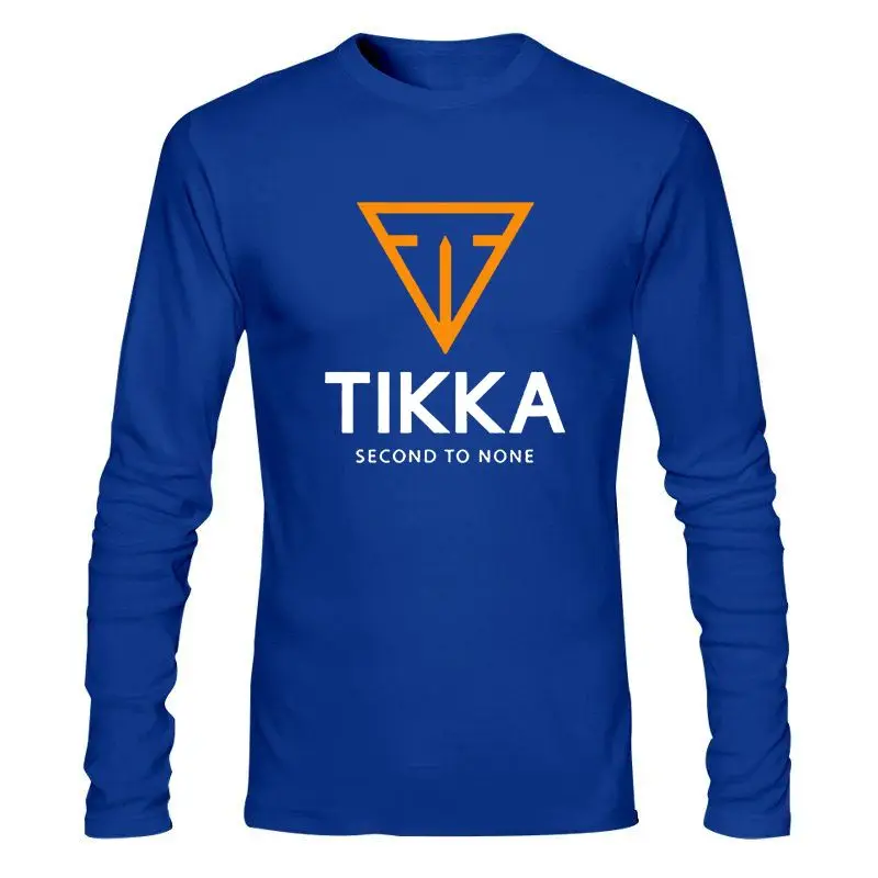 

Man Clothing New Tikka Sako Firearms T-Shirt Black White Avl