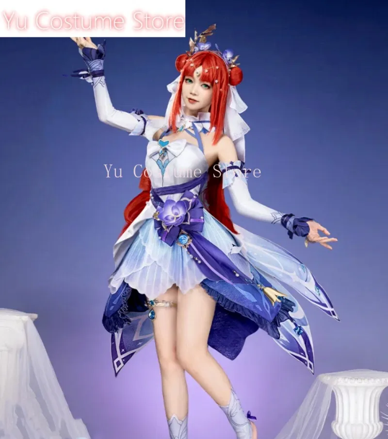 Yu Костюм Meow House Shop Genshin Impact Nilou Косплей Cos Game Аниме Вечеринка Униформа Хэллоуин