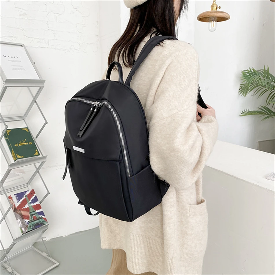 

Bookbag Rucksack Backpack Style Bag School Female Anti-theft Bag Bagpack Travel Classic New Fashion Girls For Oxford Women Sac