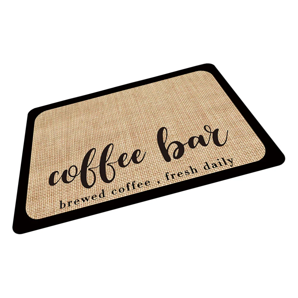 

Coffee Mat Bar Table Maker Machine Mats Station Accessories Placemat Spill Espresso Holder Pads Reusable Desktop Replaceable Pot
