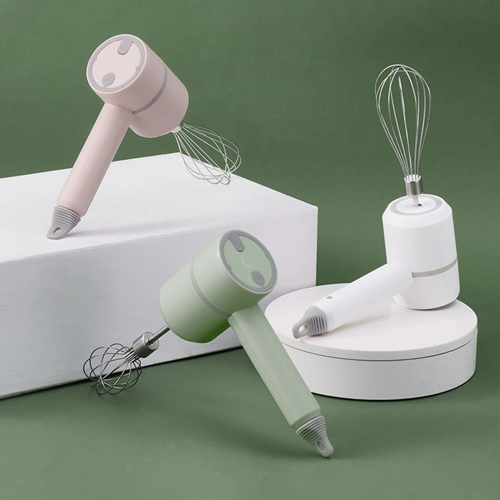 Portable Home Mini Cordless Electric Blender Rechargeable 3 Speed Manual Kitchen Milk Frother Immersion Blender Kitchen Gadgets