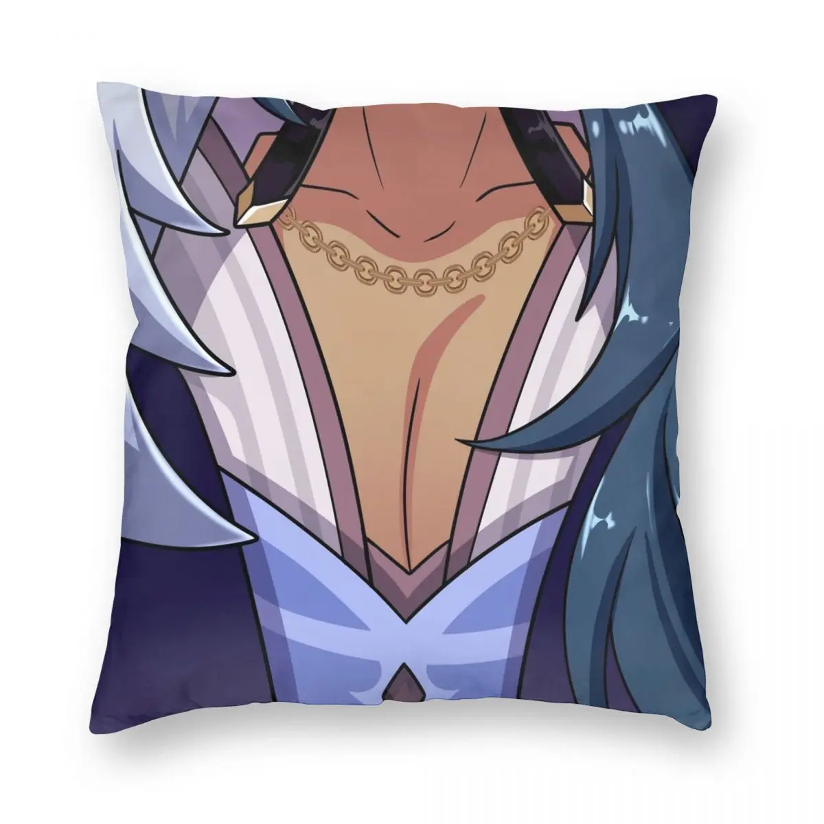 

Genshin Impact Kaeya Tiddies Square Pillowcase Polyester Pattern Decor Sofa Cushion Cover Wholesale 45x45
