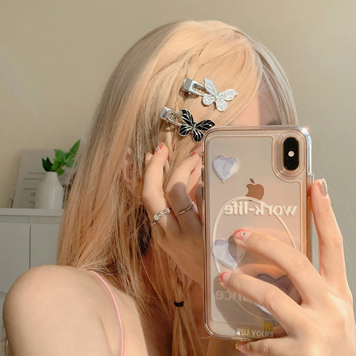 

Женская Металлическая Заколка-бабочка в стиле «Харадзюку»